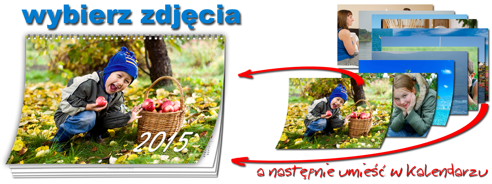 Wybierz zdjęcia do kalendarza