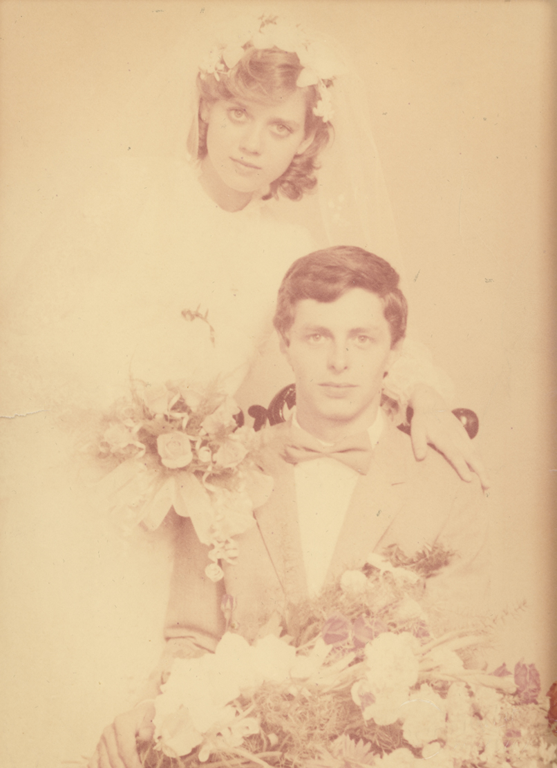 Renowacja portretu — przed